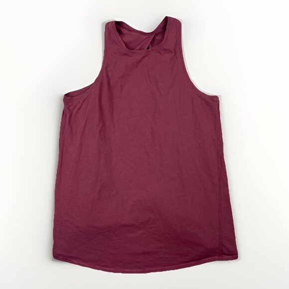 Lululemon All Tied Up Tank top Pima Merlot / Chalky Rose Women Size S read* - Picture 1 of 16